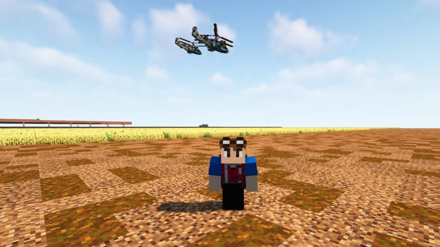 Источник: CQ.ru / Моды на самолеты в Minecraft