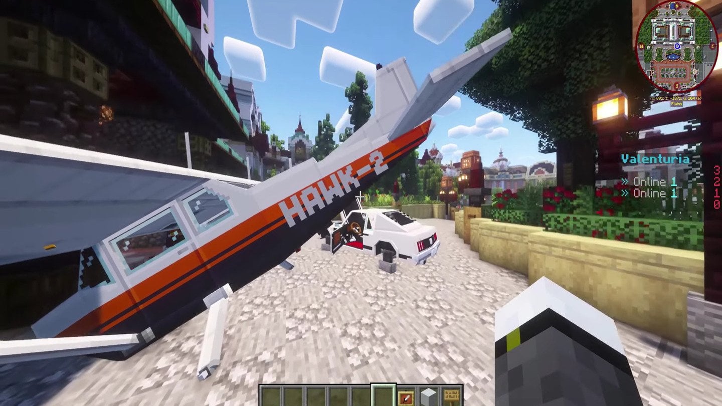 Источник: CQ.ru / Моды на самолеты в Minecraft