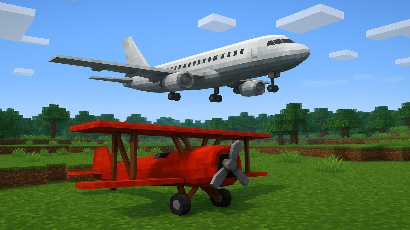 10 лучших модов на самолеты в Minecraft