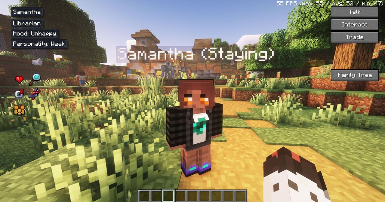 Источник: CQ.ru / Житель деревни в Minecraft Comes Alive