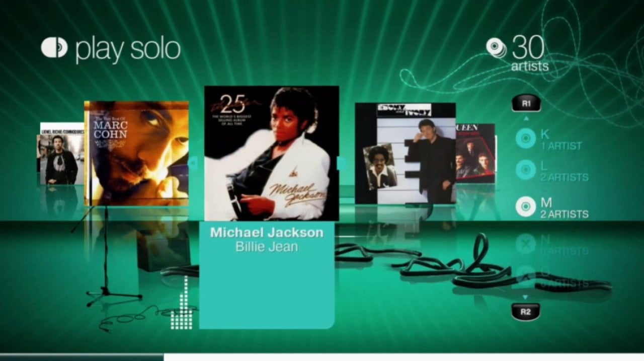 Источник: скриншот CQ.ru / Меню выбора песен SingStar