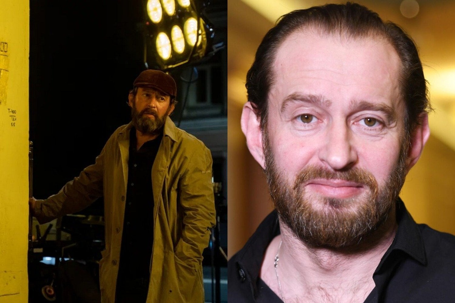 Хабенский в сериале (слева) и в жизни. Источники фото: «Метод 3» и РИА Новости