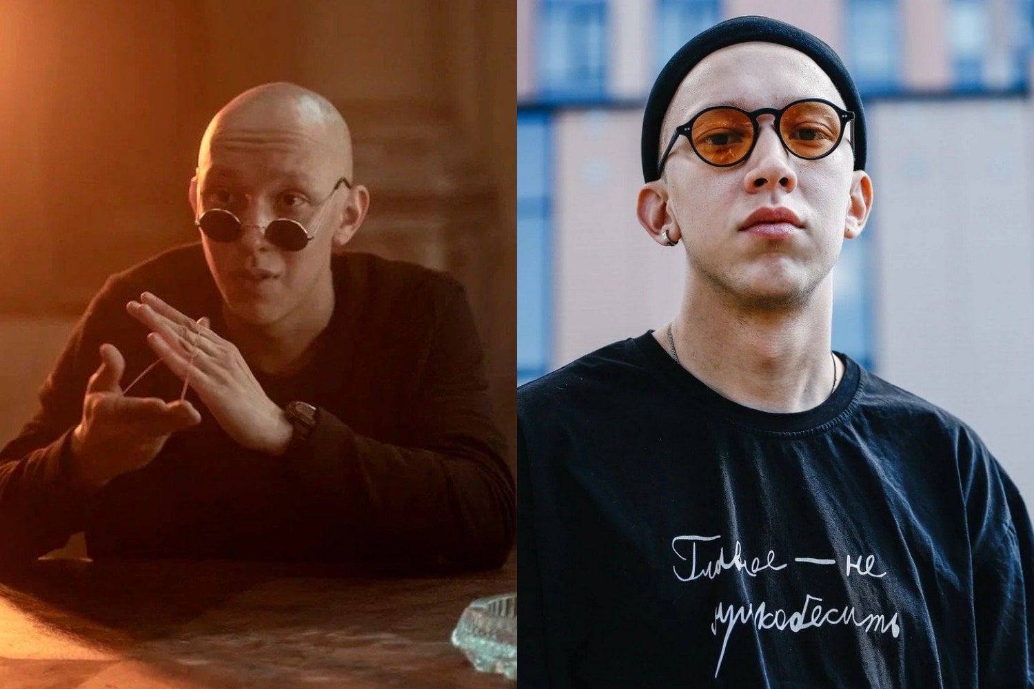 Лев Зулькарнаев в сериале (слева) и в жизни. Источники фото: «Метод 3» и РБК