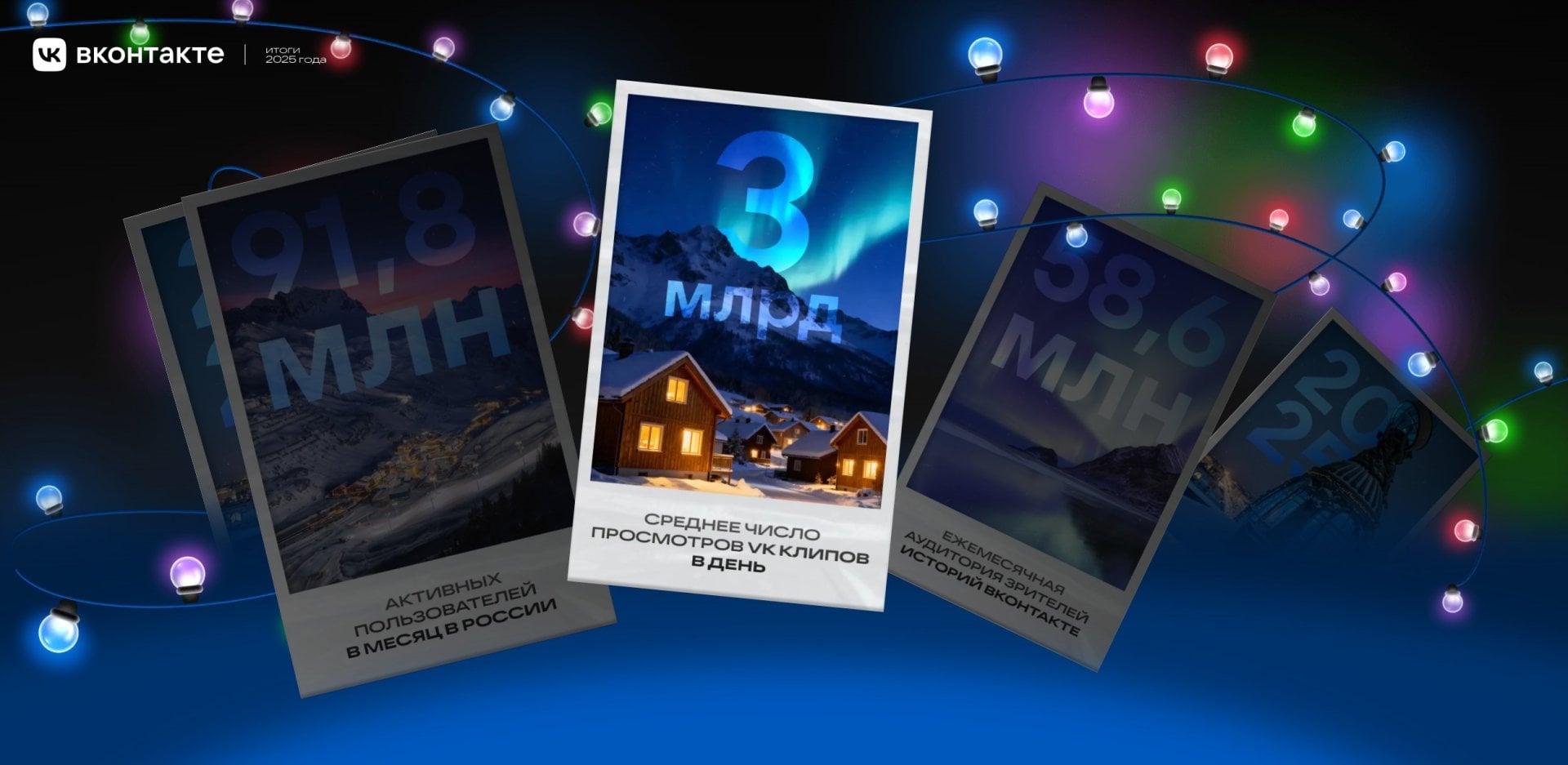 Общие итоги в VK доступны по ссылке vk.com/2025 и празднично оформлены.