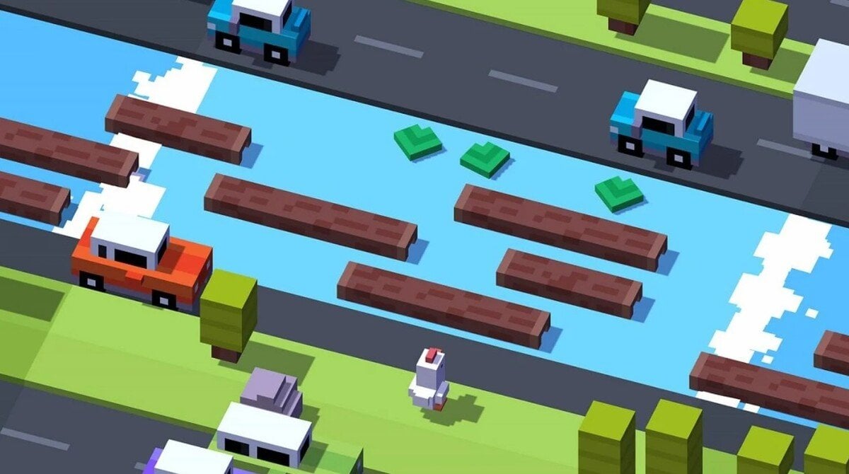 Источник: скриншот CQ.ru / Геймплей Crossy Road