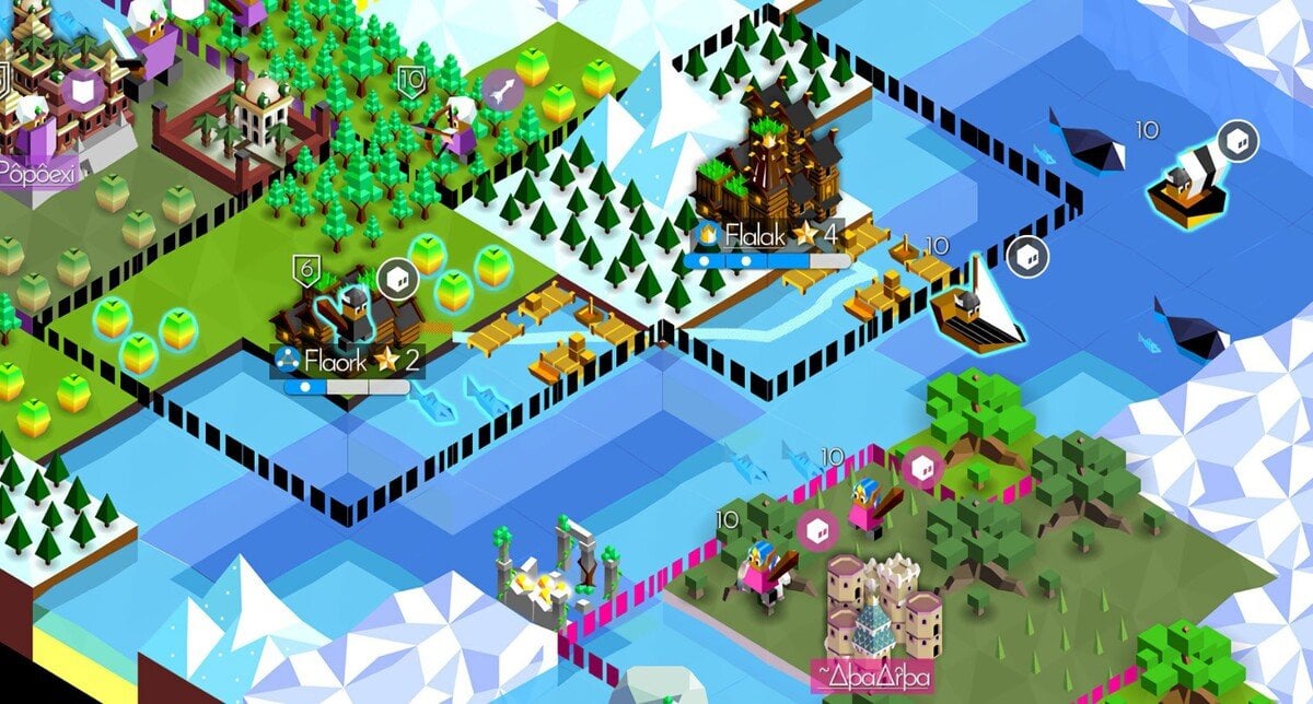 Источник: скриншот CQ.ru / Геймплей The Battle of Polytopia
