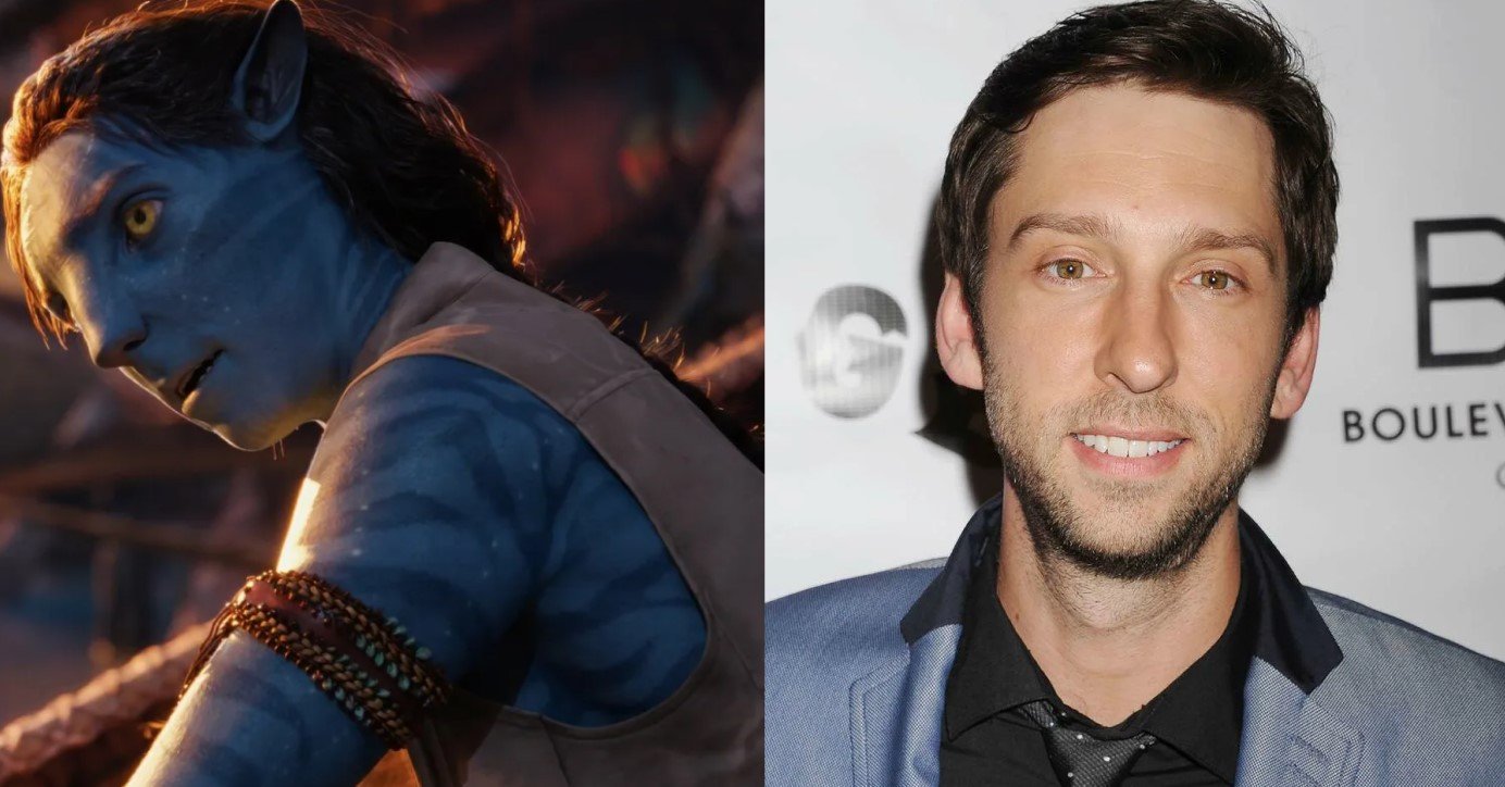 Дэвид Мур в фильме (слева) и в жизни. Источники фото: «Аватар 2» и yahoo.com