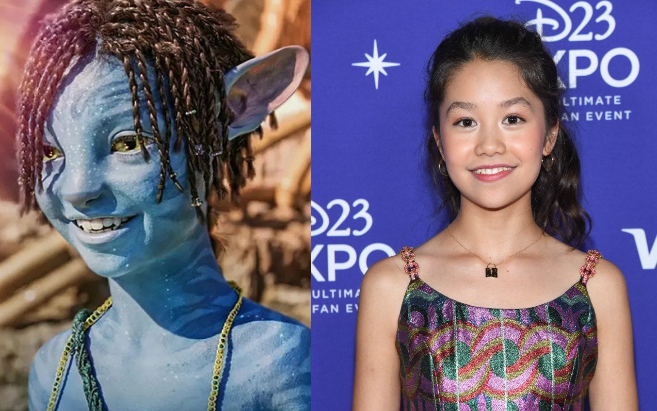 Блисс в фильме (слева) и в жизни. Источники фото: «Аватар 2» и imdb.com