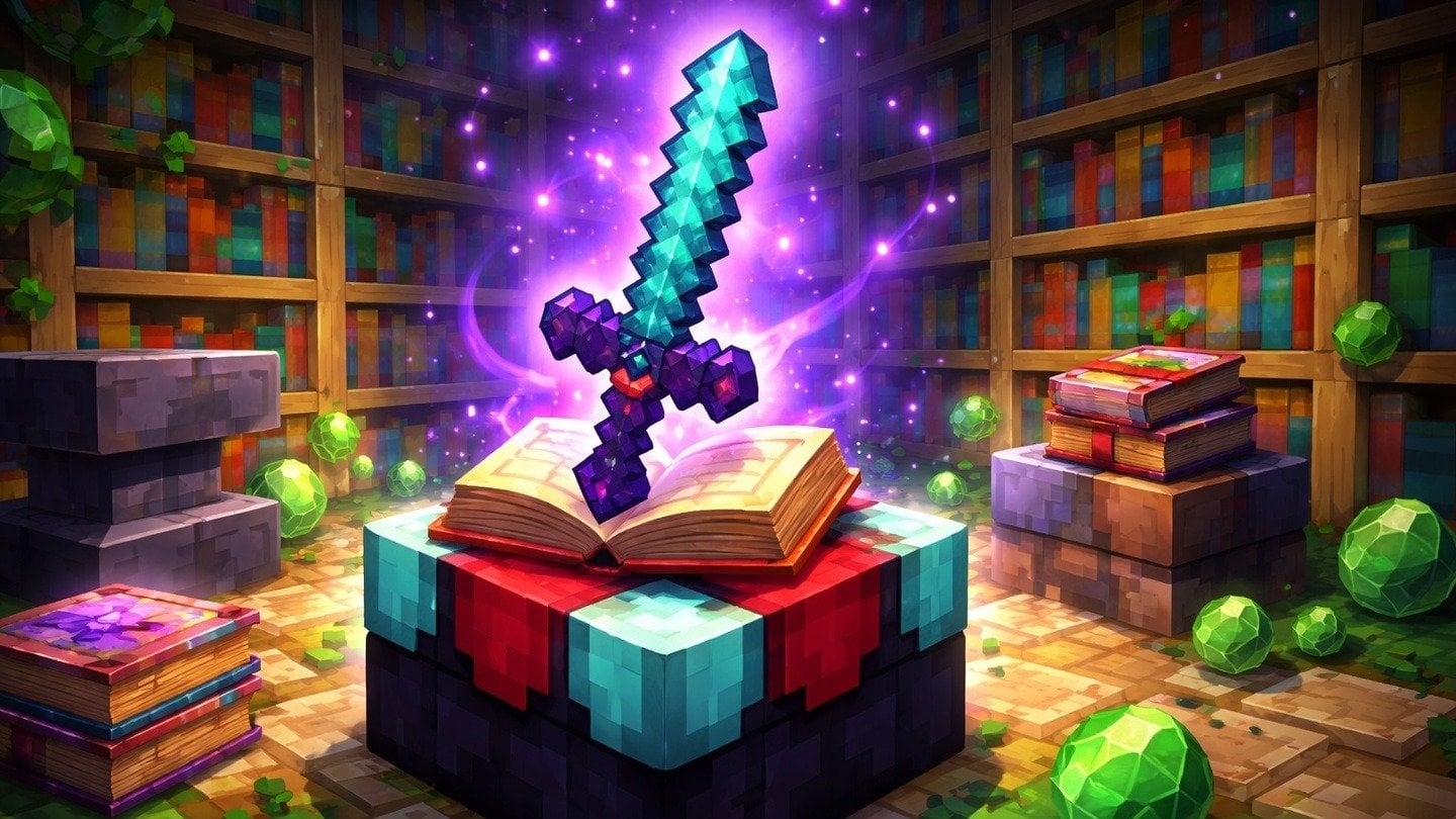 Как зачаровать остроту в Майнкрафт
