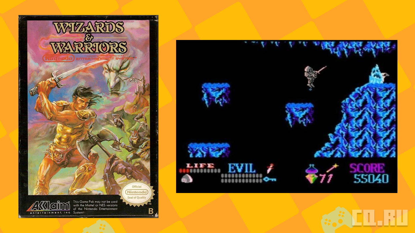 Источник: скриншот CQ.ru / Влияние полуголого Конана-варвара было настолько велико, что мускулистых длинноволосых мужчин рисовали даже на обложке игры про рыцаря в полных латах