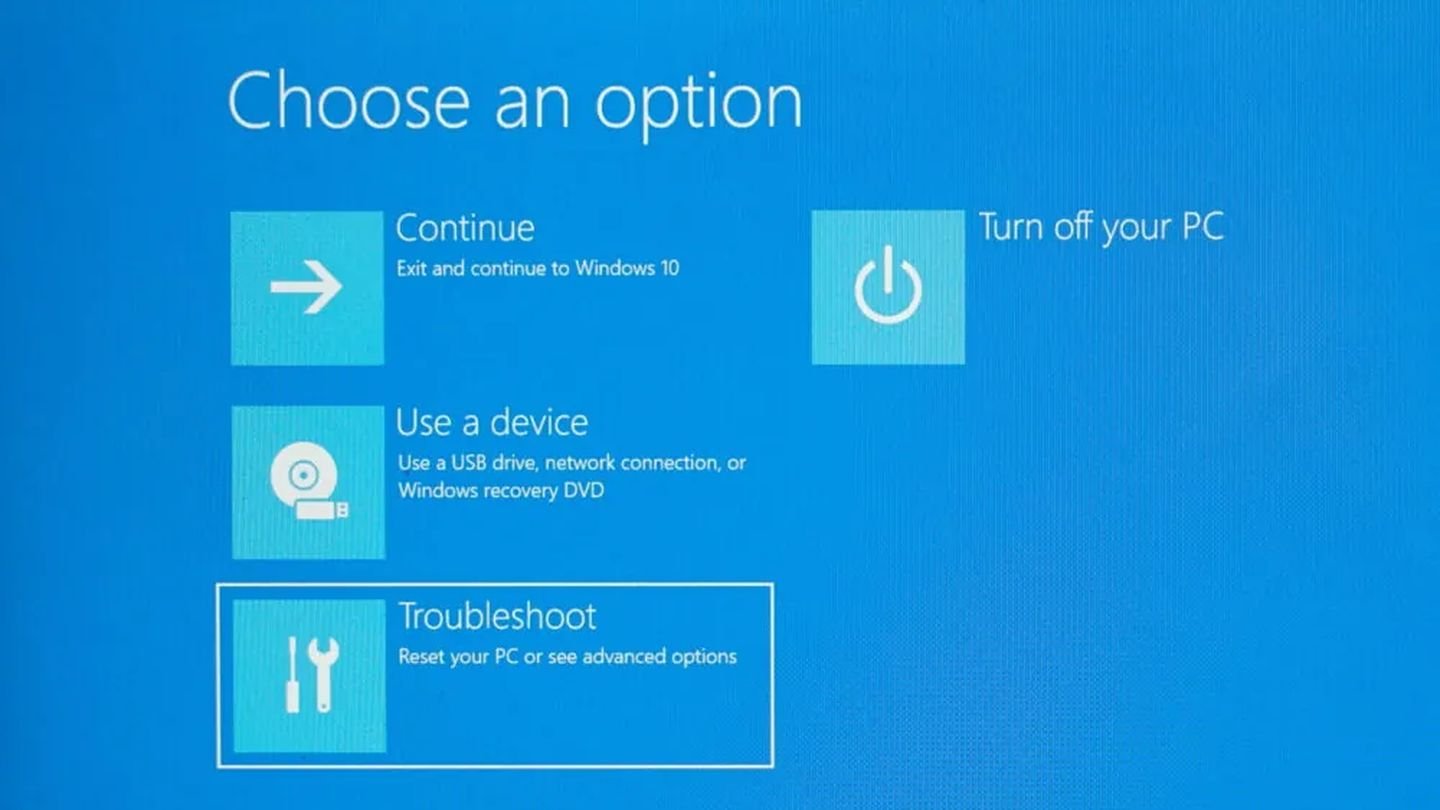 Источник: Android Authority / Среда восстановления Windows 10