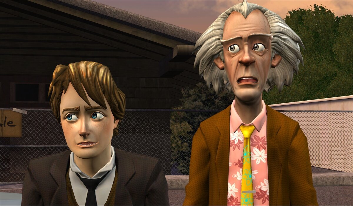 Скриншот из Back to the Future: The Game