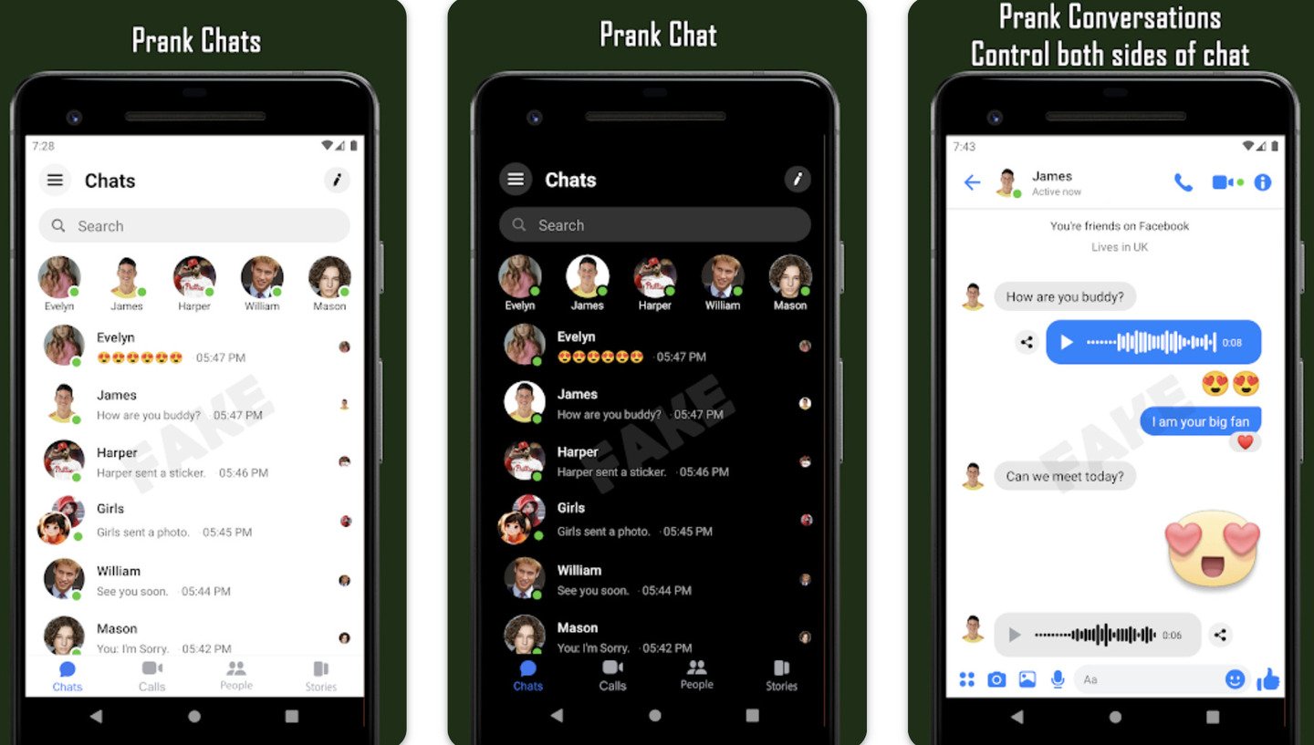 Источник: Play Google / Fake Chat Conversation