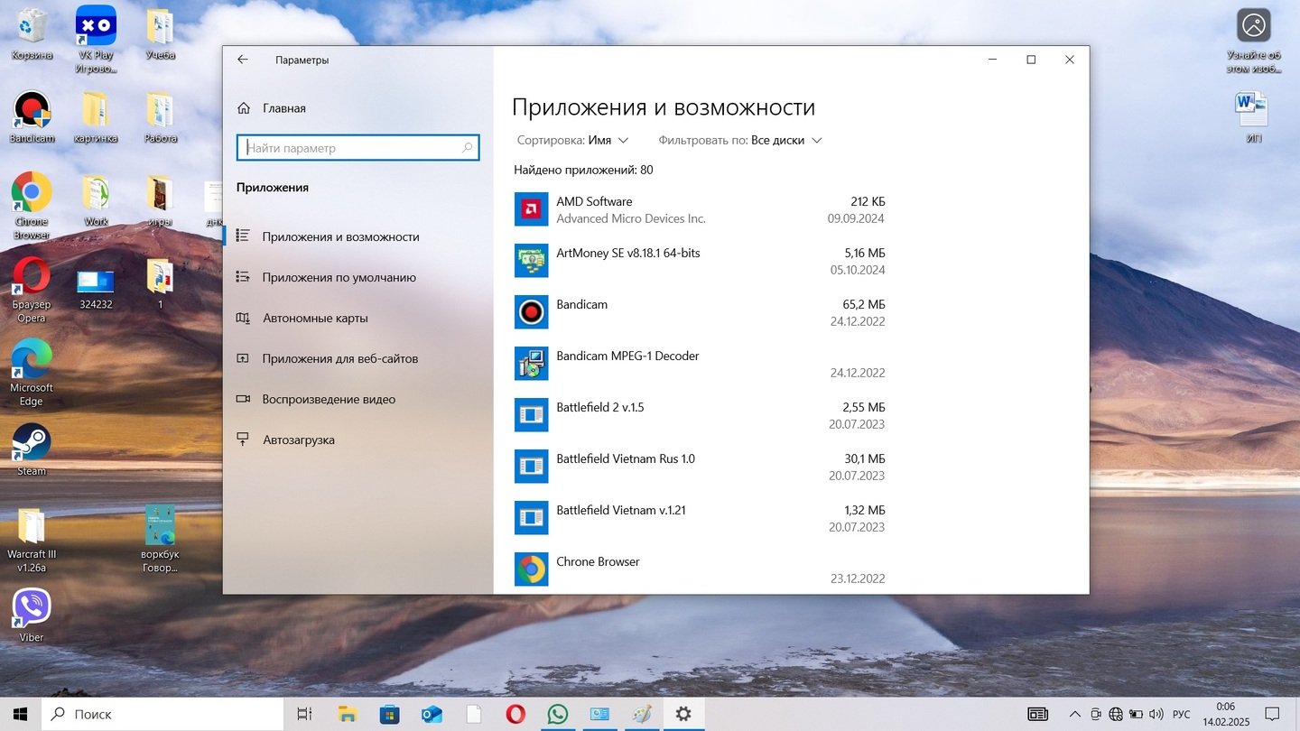 Источник: CQ / Список установленных программ