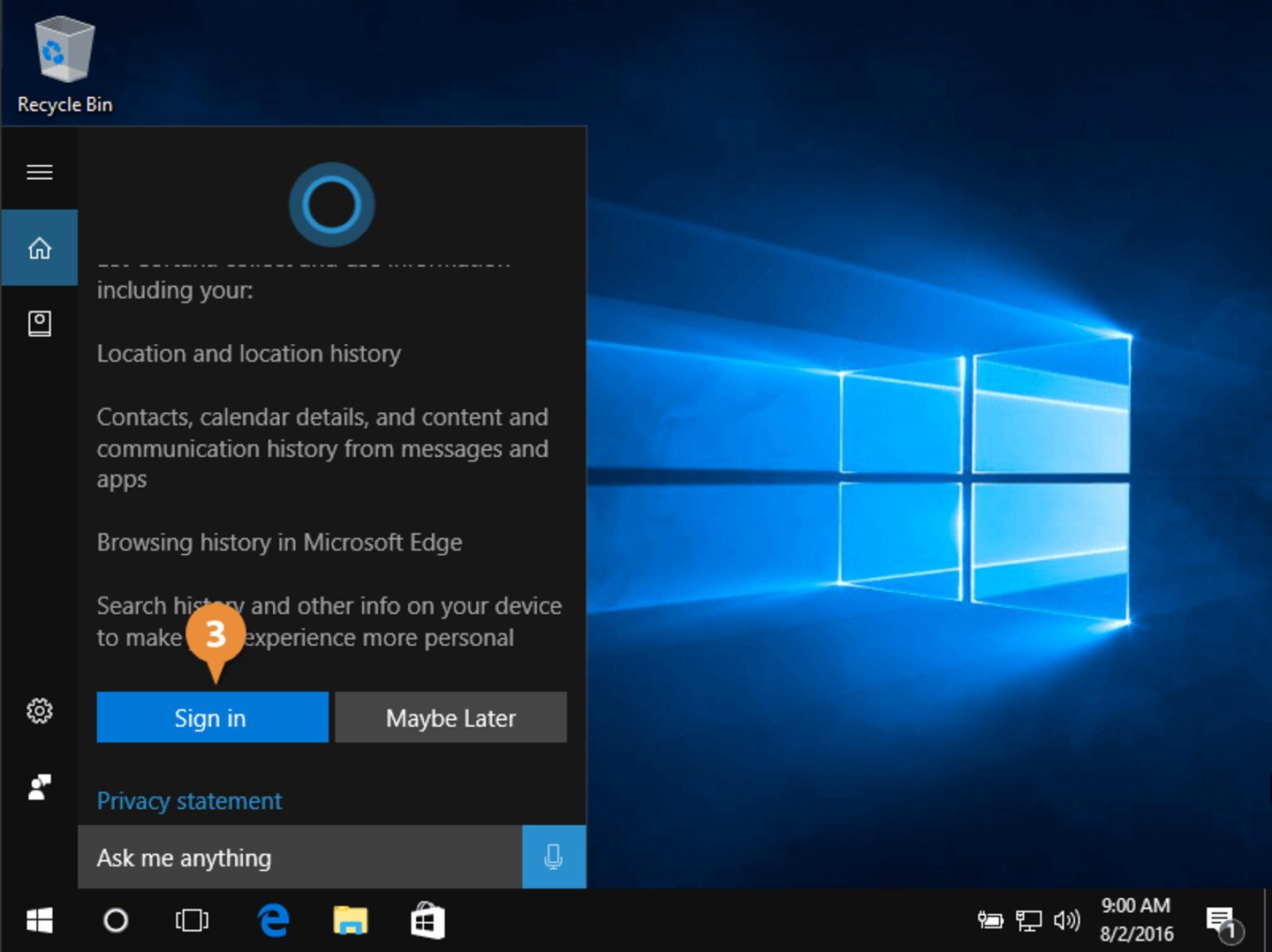 Источник: customguide / Windows 10