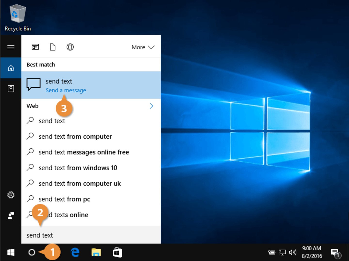 Источник: customguide / Windows 10