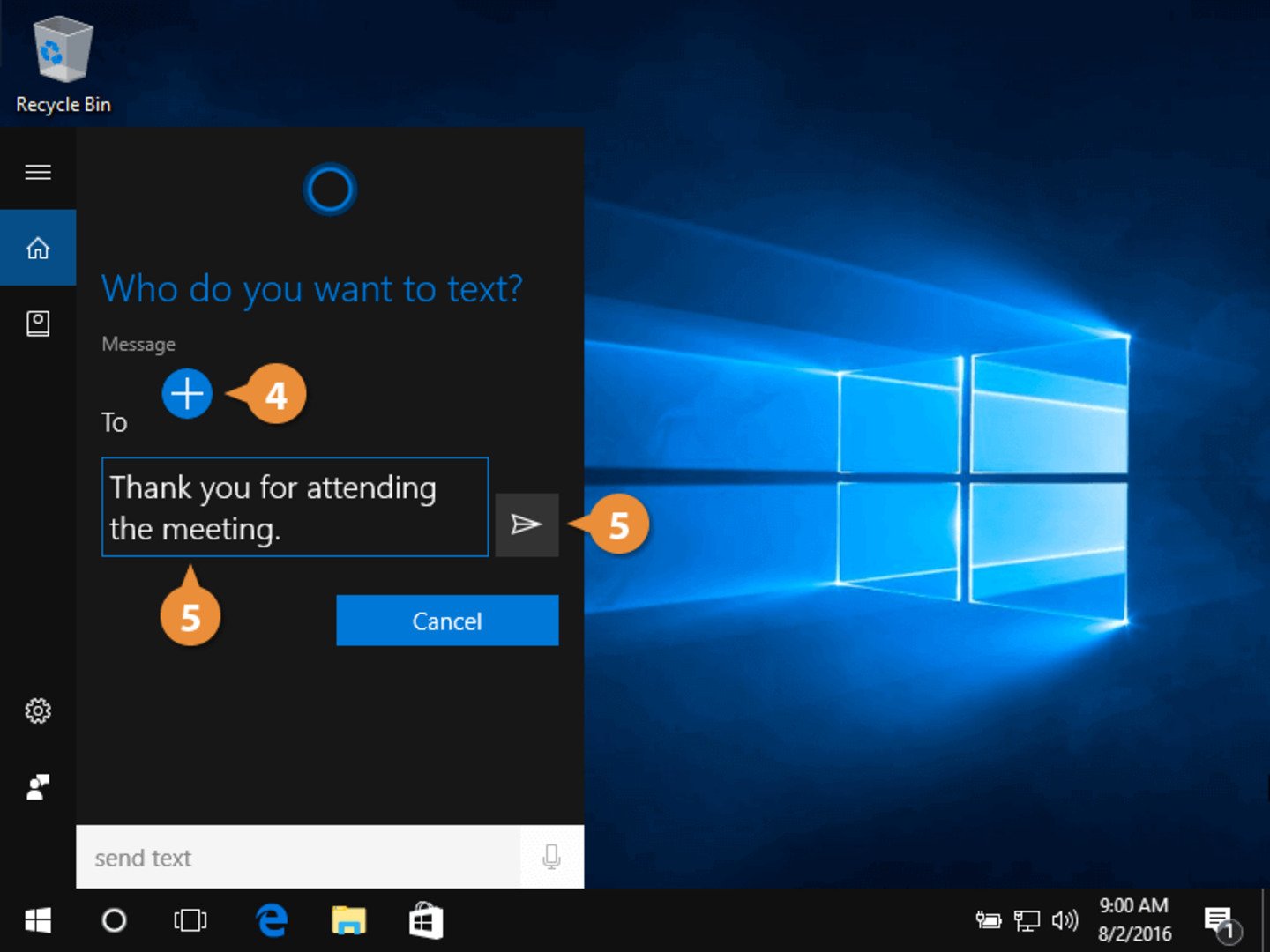 Источник: customguide / Windows 10