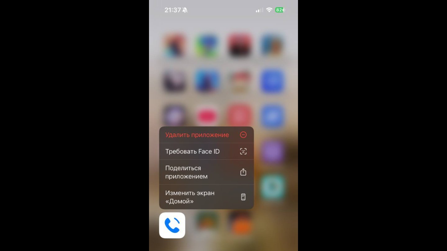 Источник: CQ / Настройки библиотеки приложений в iOS