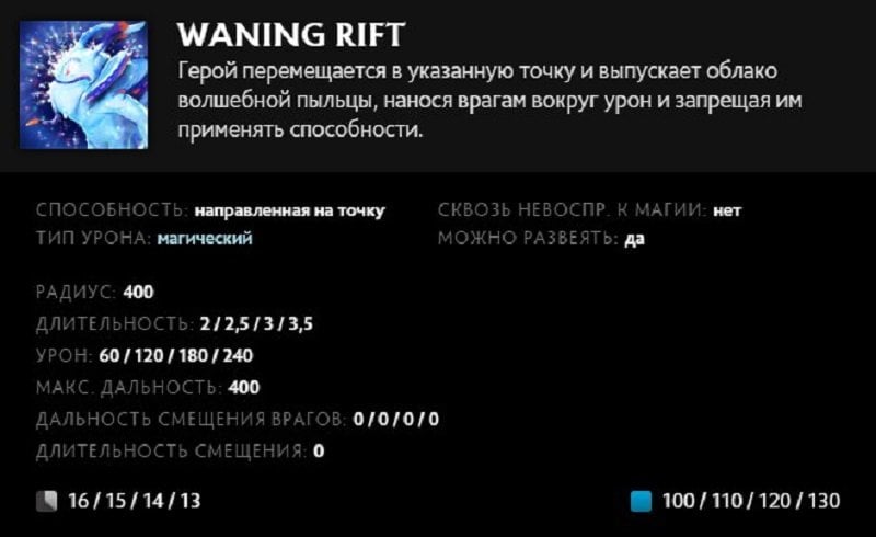 Скриншот CQ.ru / Описание умения