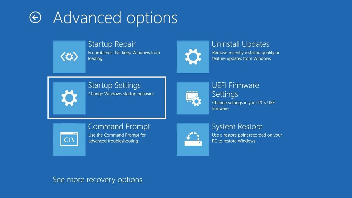 Источник: Android Authority / Среда восстановления Windows 10