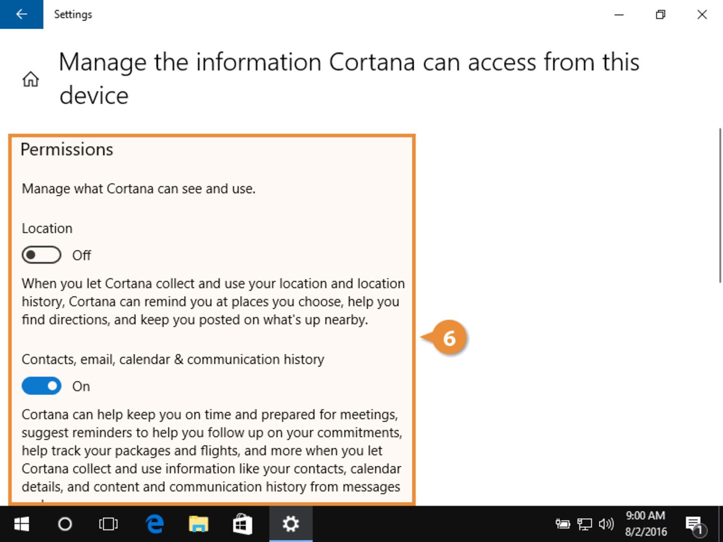 Источник: customguide / Windows 10