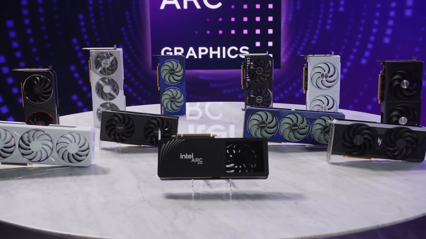Источник: Intel / Видеоакрты Intel Arc B-series
