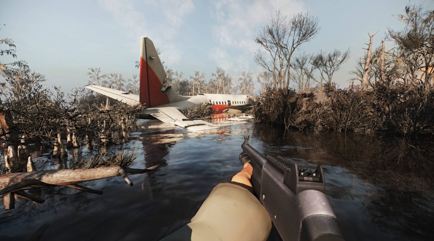Скриншот из Left 4 Dead 2 с модом на RTX Remix Path Tracing