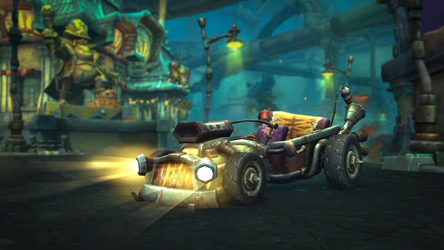 Гонки и дрифт патч для World of Warcraft превратил игру в Need For Speed