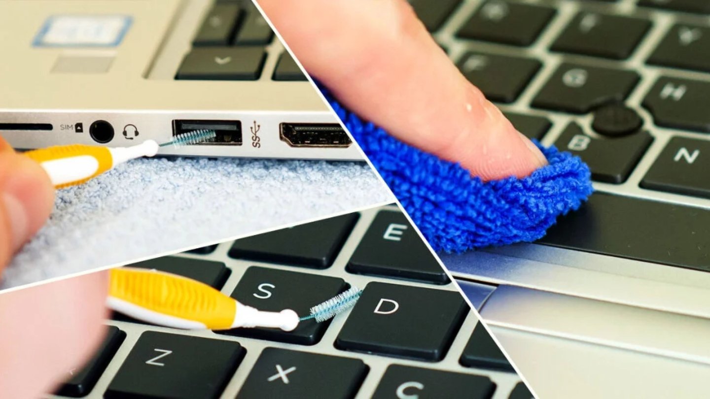 Источник: PCMag / Чистка ноутбука