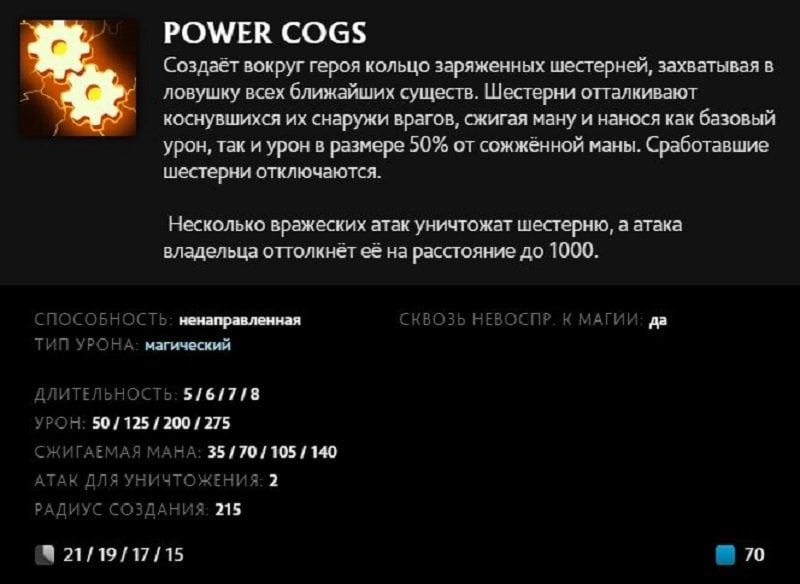 Скриншот CQ.ru / Описание умения