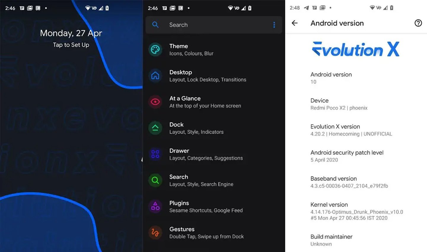 Источник: Androidinfotech / Evolution X