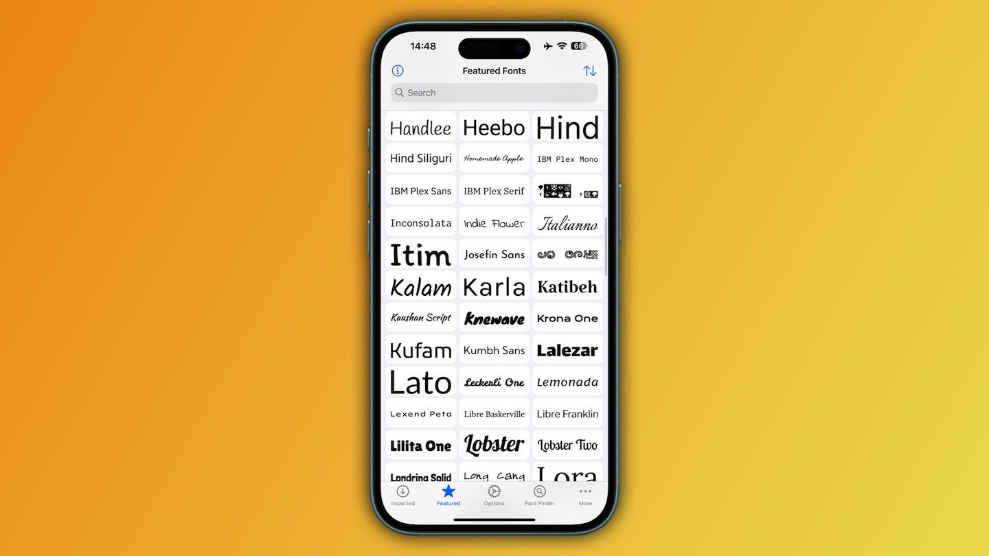 Источник: CQ / Изменение шрифта в iOS