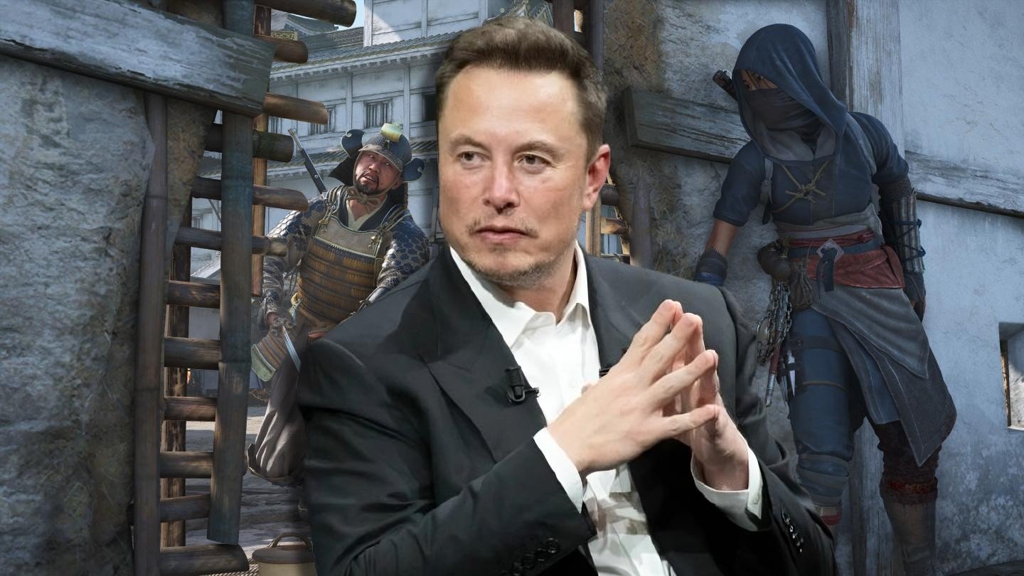 Илон Маск раскритиковал Assassins Creed Shadows но получил ответку от Ubisoft