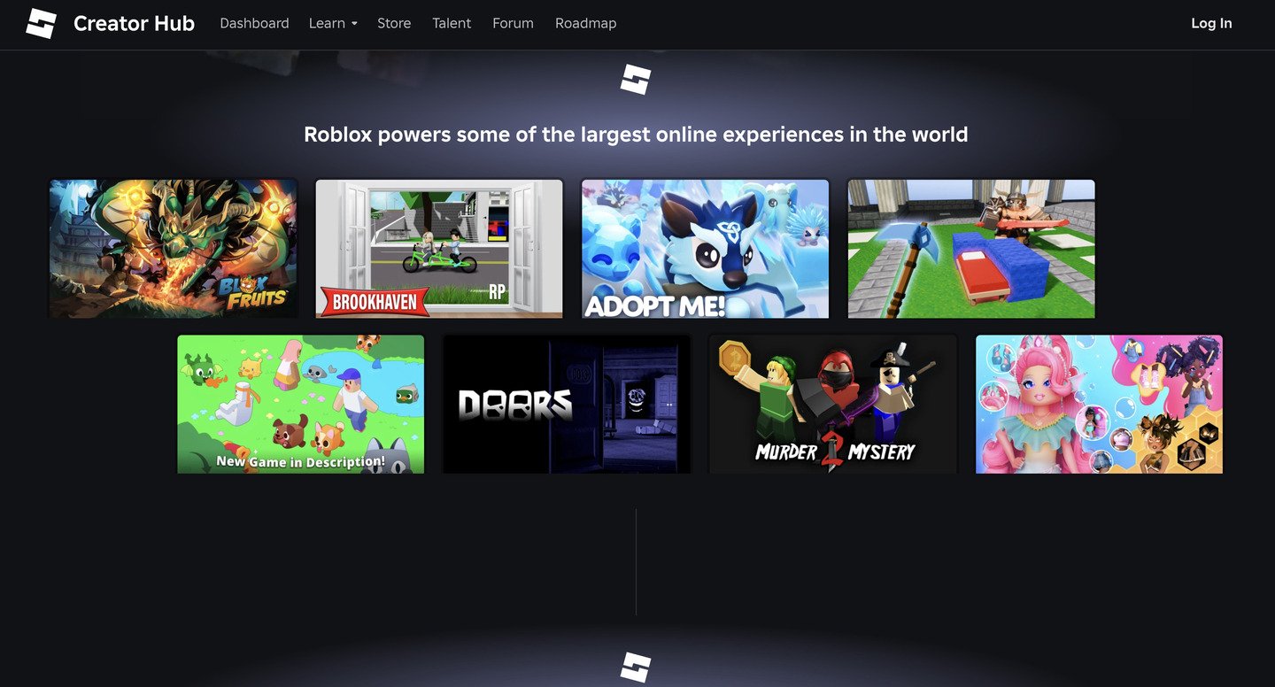 Источник: create.roblox.com / Популярные игры площадки