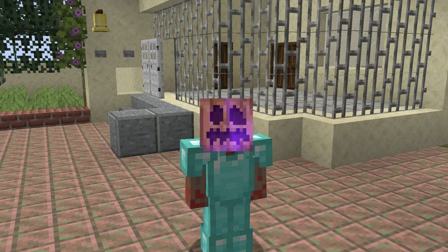Проклятие несъемности в Minecraft