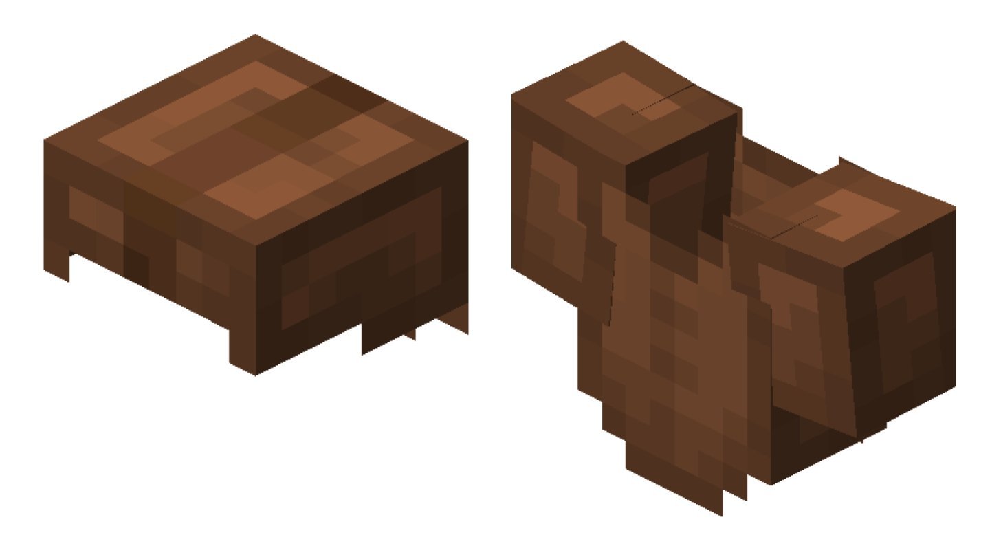 Источник: Minecraft Wiki / Кожаный шлем и кожаная куртка