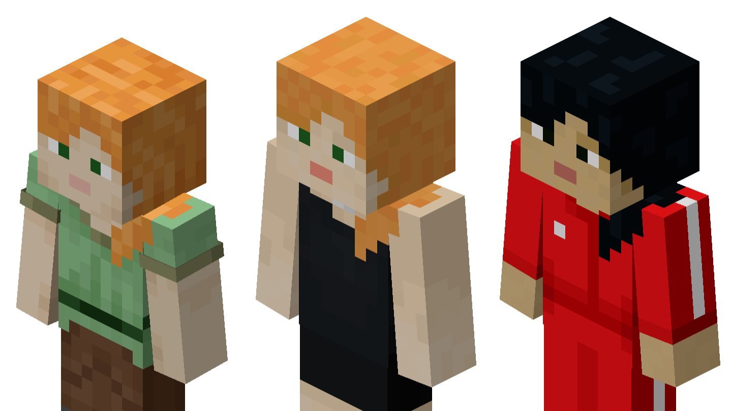 Источник: Minecraft Wiki / Скины Алекс