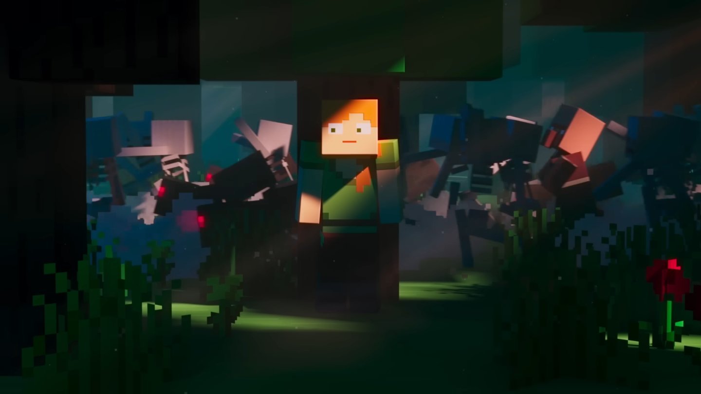 Источник: Minecraft Wiki / Алекс в лесу