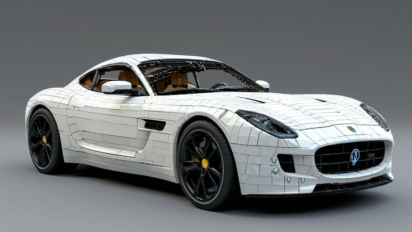 Энтузиаст собрал рабочий автомобиль из деталей Lego