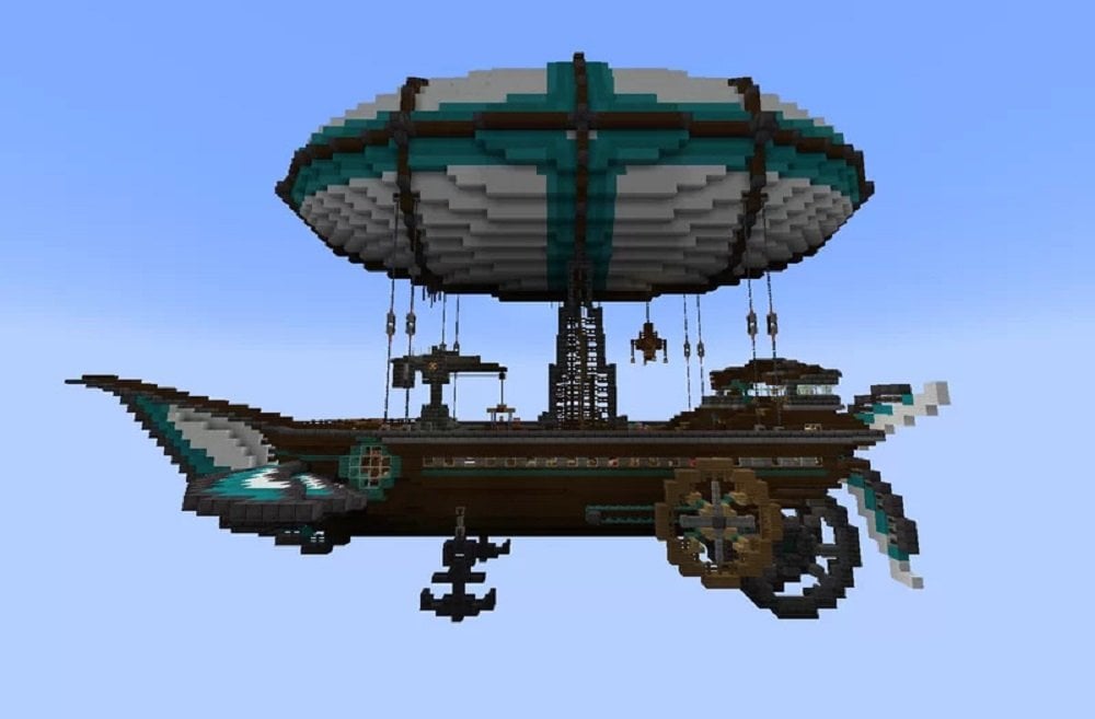 Источник: planetminecraft.com / Грузовой воздушный корабль
