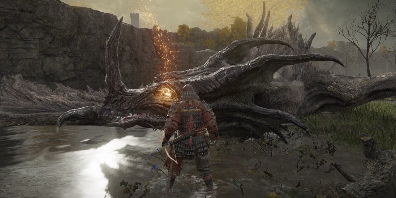 Источник: thegamer.com / Ошеломленный дракон&nbsp;