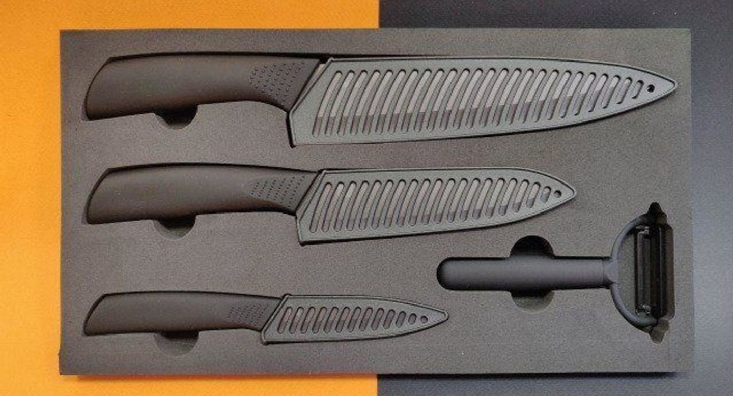 Источник: Xiaomi / Набор керамических ножей Xiaomi HuoHuo Nano Ceramic Knife