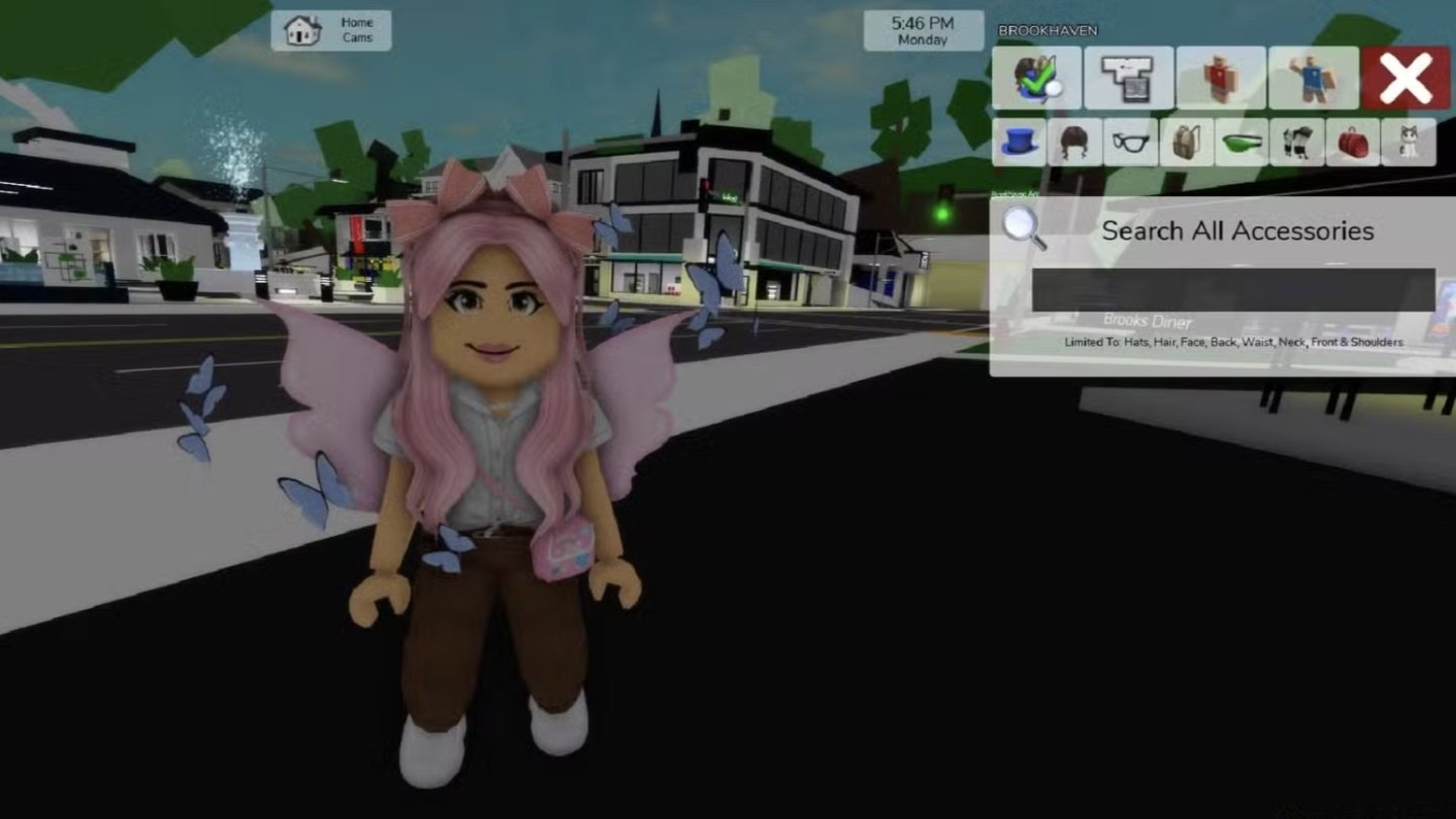 Источник: TheGamer / Персонаж в Brookhaven в Roblox