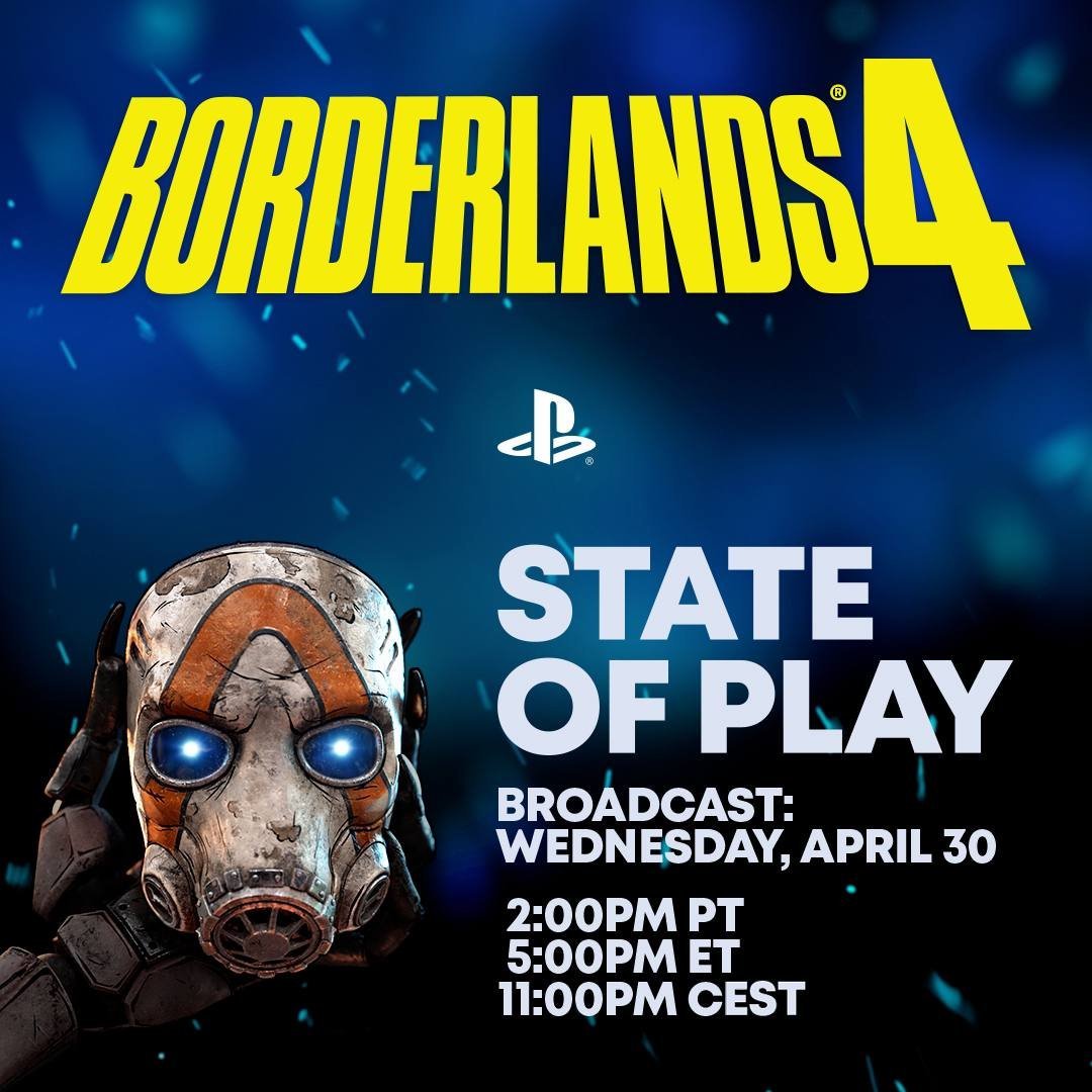 Постер&nbsp;State of Play, посвященный&nbsp;Borderlands 4
