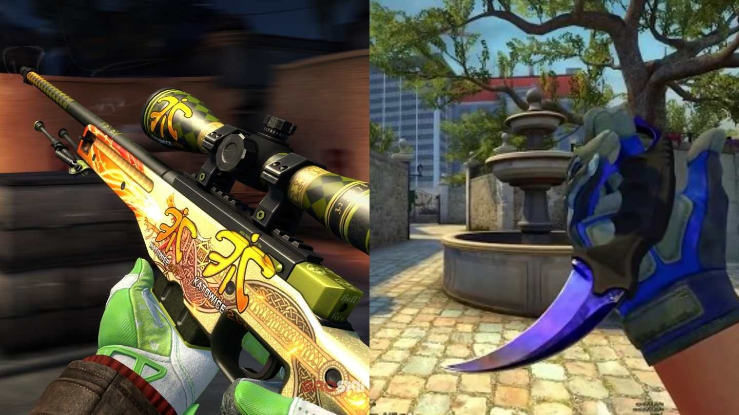 AWP | Dragon Lore (FN) и Karambit | Doppler