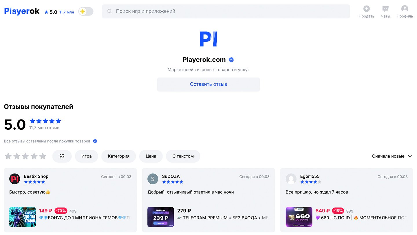 Источник: playerok.com