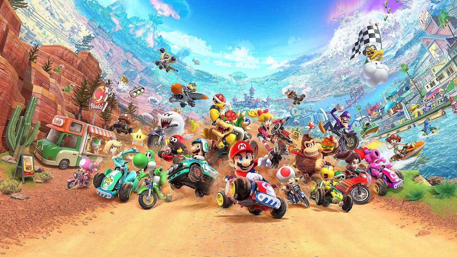 Вышел Mario Kart World  главный эксклюзив Nintendo Switch 2 за 80 долларов