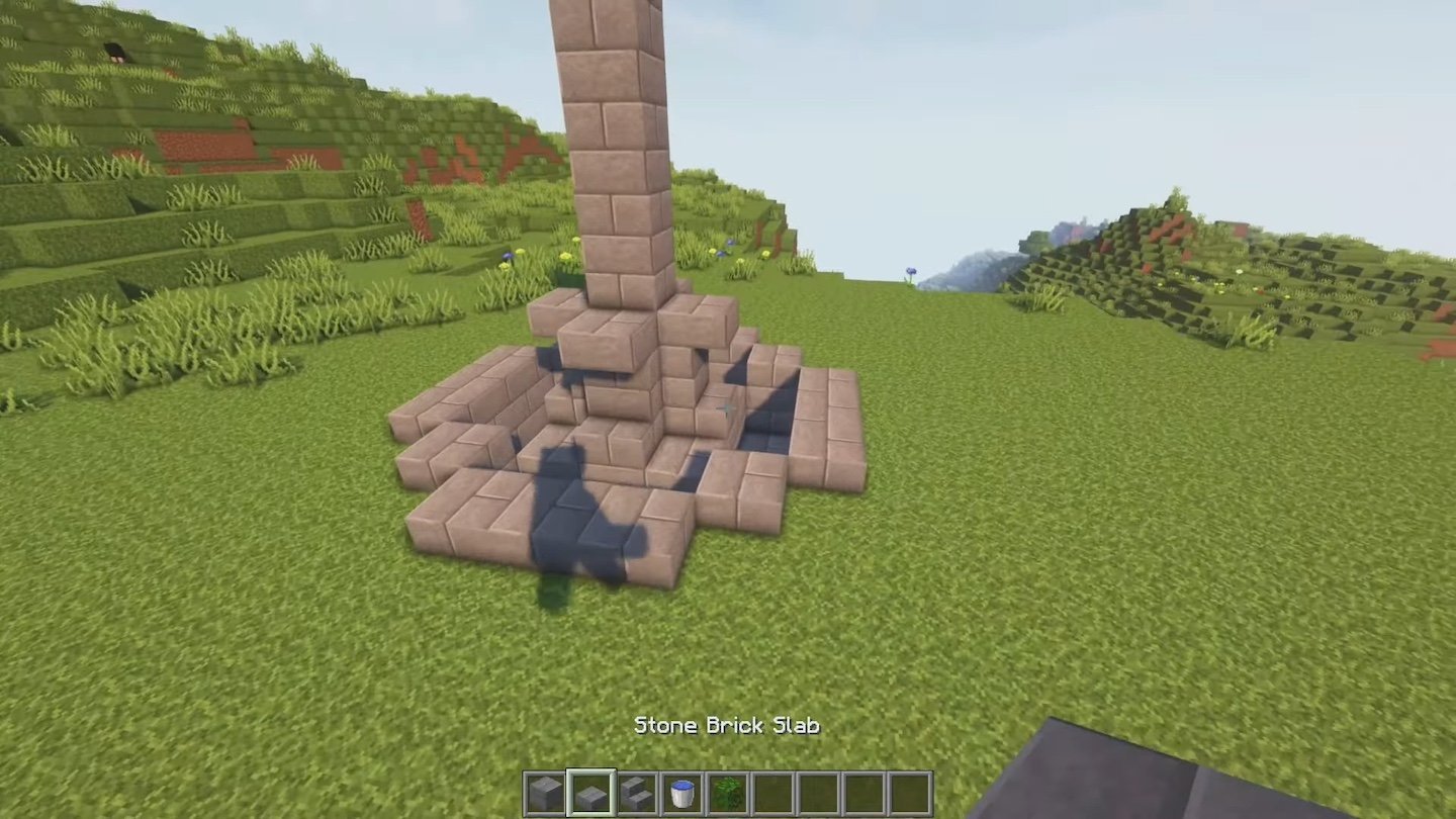 Источник: Flashhaft&nbsp;/ Фонтан в Minecraft