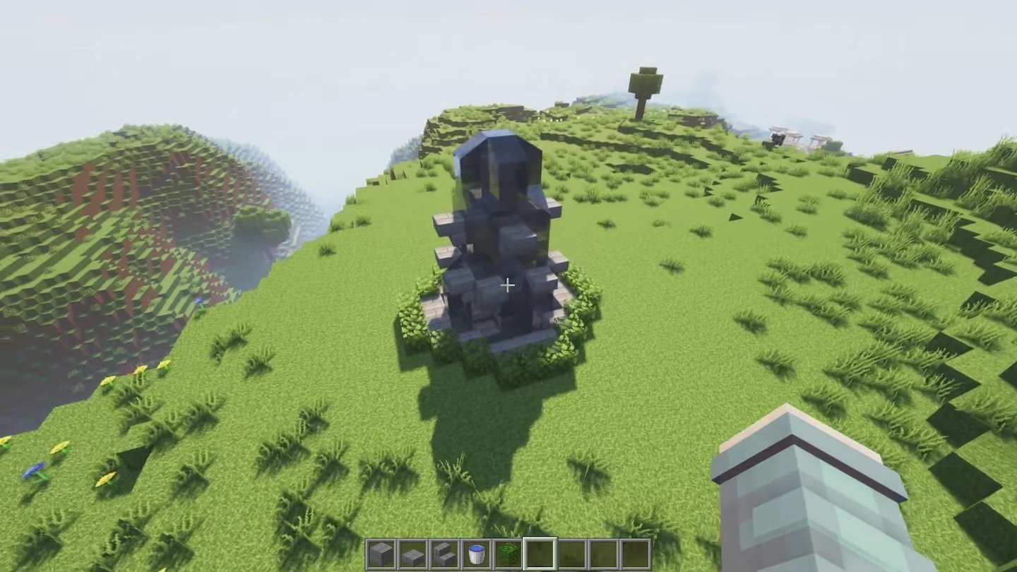 Источник: Flashhaft / Фонтан в Minecraft