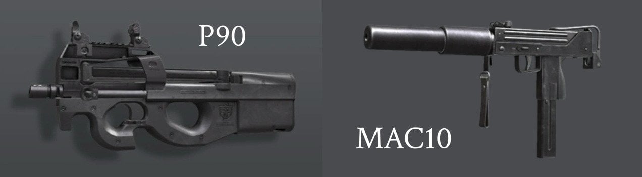 Источник: CQ.ru / P90 и MAC 10